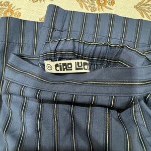 Ciao Lucia wide leg stripe pant XS.